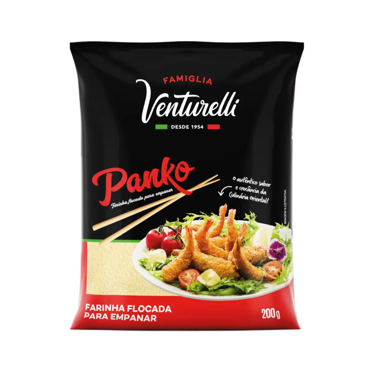 Farinha para empanar Panko